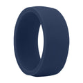 Men's Wide Flat Silica Gel Personalized Silicone Rings